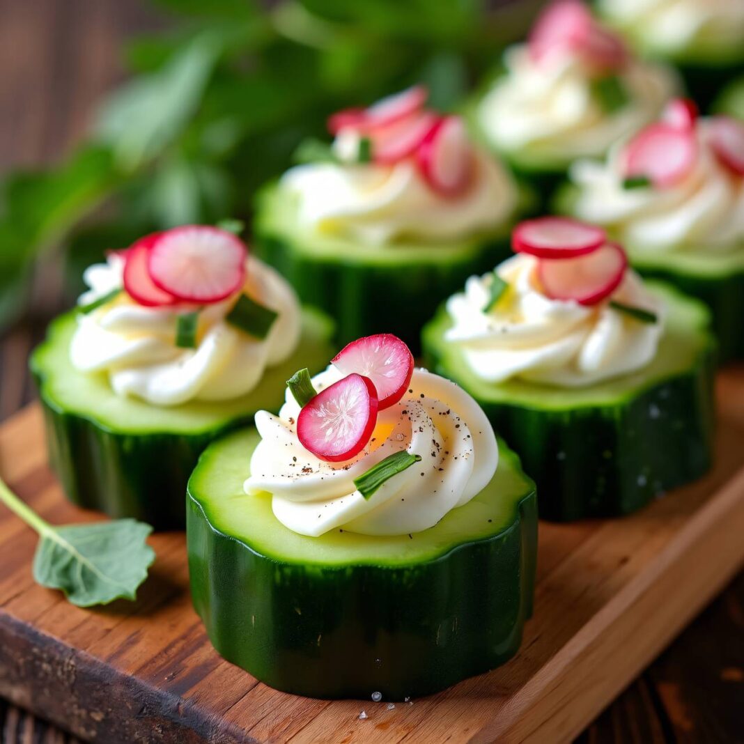 Gurken-Häppchen Rezept Gurken-Häppchen Rezept