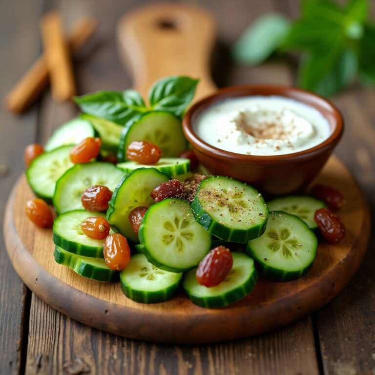 Gurken-Sultaninen-Salat Rezept