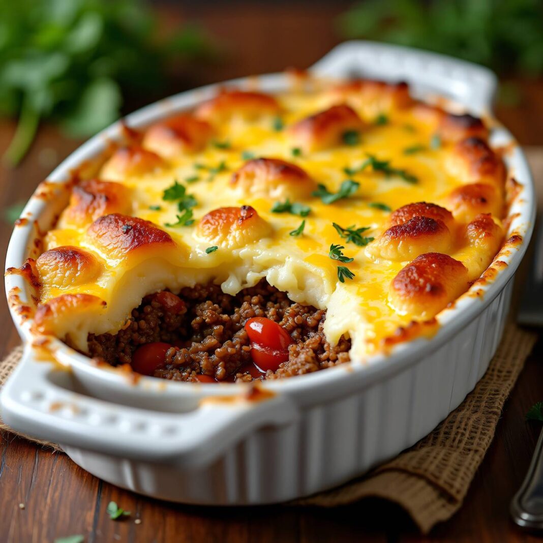 Hachis Parmentier (Kartoffelauflauf mit Hackfleisch) Rezept Hachis Parmentier (Kartoffelauflauf mit Hackfleisch) Rezept