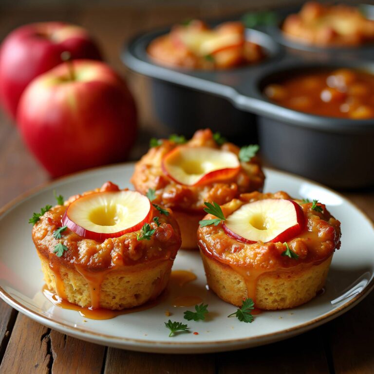 Hack-Muffins an Apfelsauce Rezept