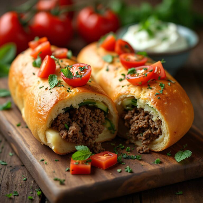 Hackfleisch-Brötchen Rezept