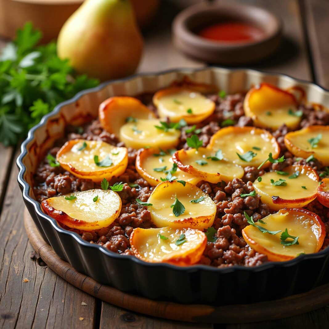 Hackfleisch-Kartoffelgratin Rezept Hackfleisch-Kartoffelgratin Rezept