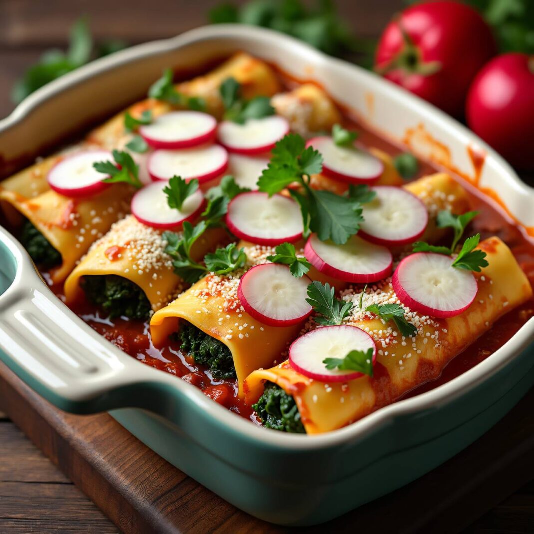 Hackfleisch-Spinat-Cannelloni Rezept Hackfleisch-Spinat-Cannelloni Rezept
