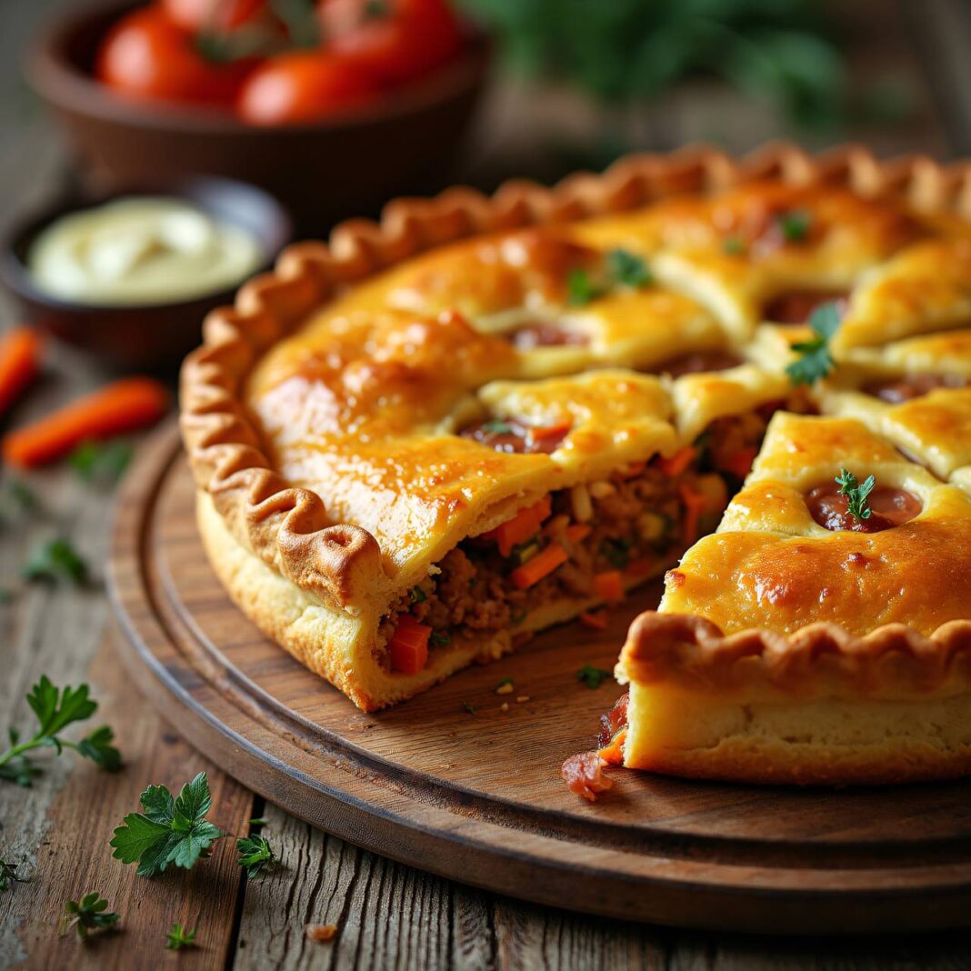 Hackfleischkuchen Rezept Hackfleischkuchen Rezept