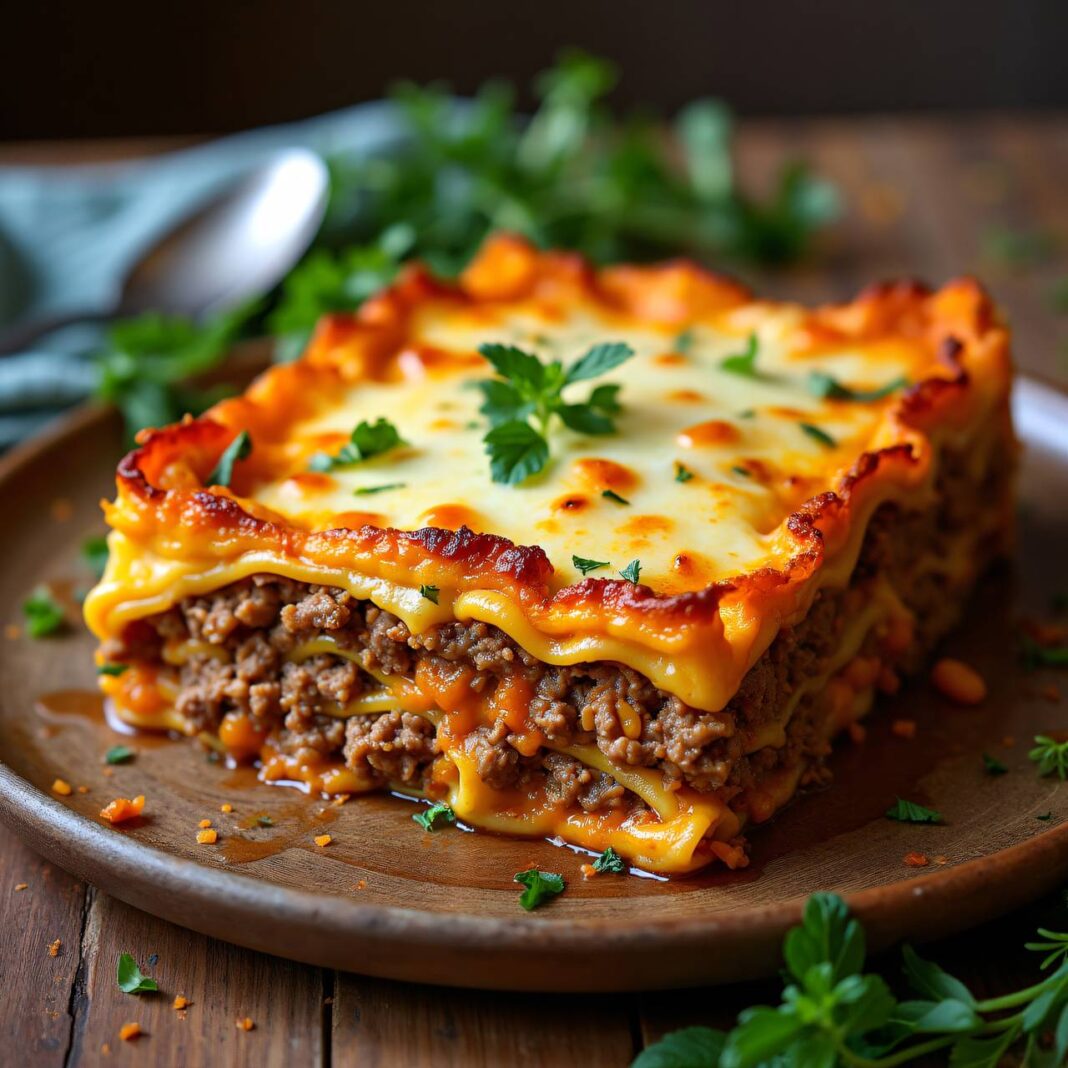 Hackfleischlasagne mit Kürbis und Kohl Rezept Hackfleischlasagne mit Kürbis und Kohl Rezept
