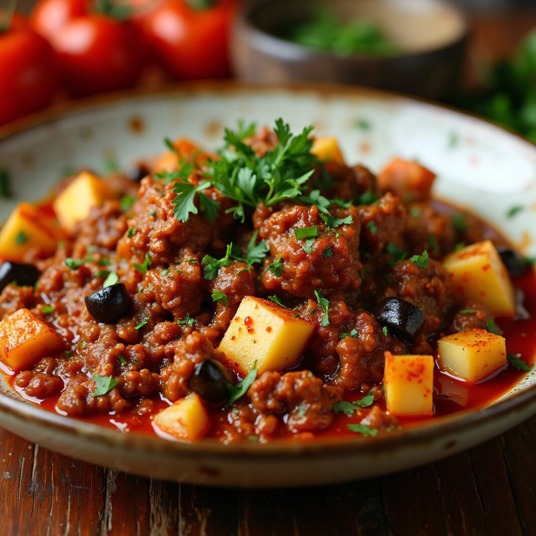 Hackfleischsauce mit Gemüse Rezept Hackfleischsauce mit Gemüse Rezept