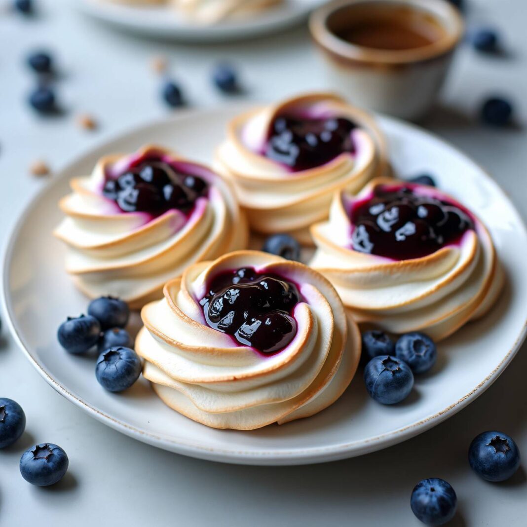 Heidelbeer-Meringue Rezept Heidelbeer-Meringue Rezept