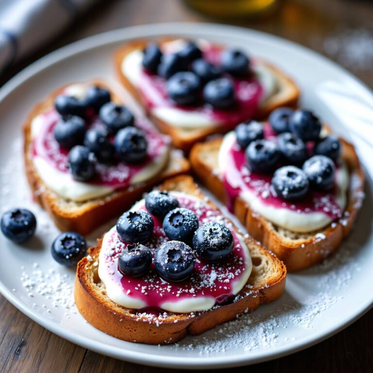Heidelbeer-Toast Rezept