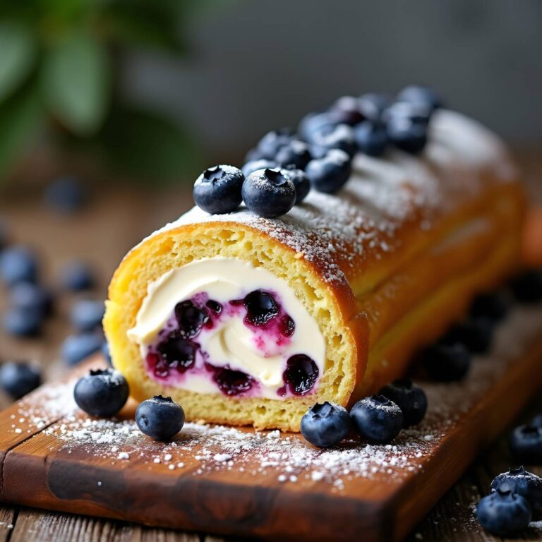 Heidelbeerroulade Rezept