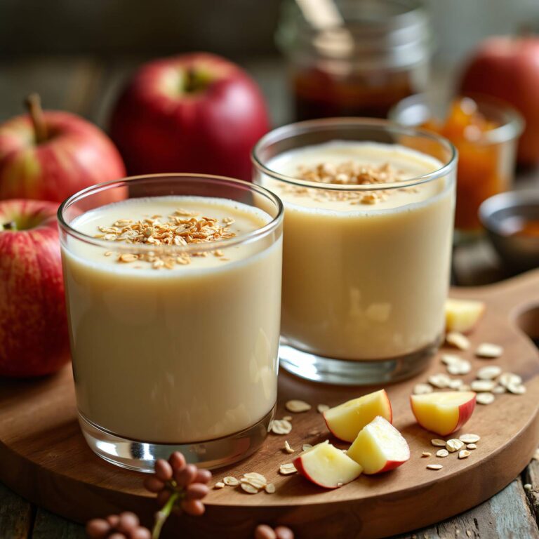 Herbstliche Apfel-Milch Rezept