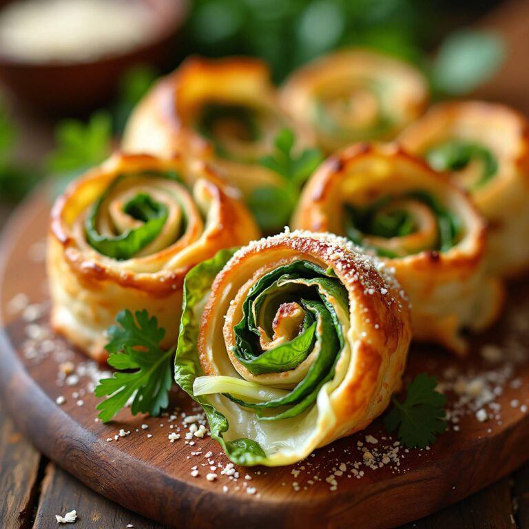 Herzhafte Lattich-Rüben-Schnecken Rezept