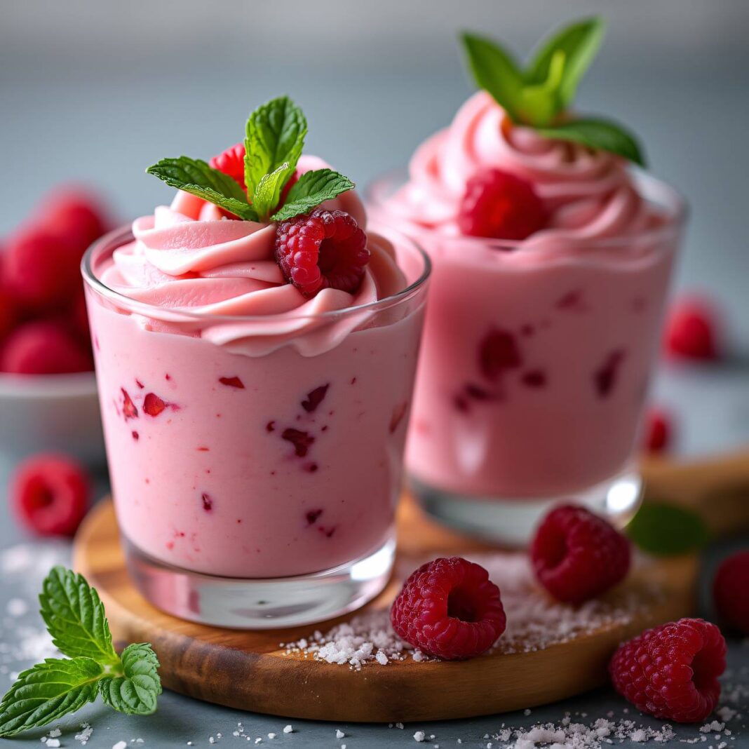 Himbeer-Frozen-Yogurt Rezept Himbeer-Frozen-Yogurt Rezept