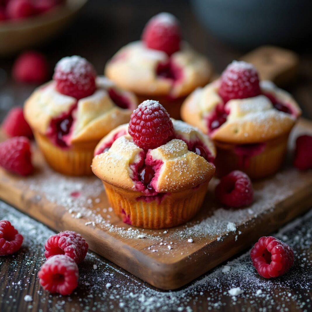 Himbeer-Linzer-Muffins Rezept Himbeer-Linzer-Muffins Rezept