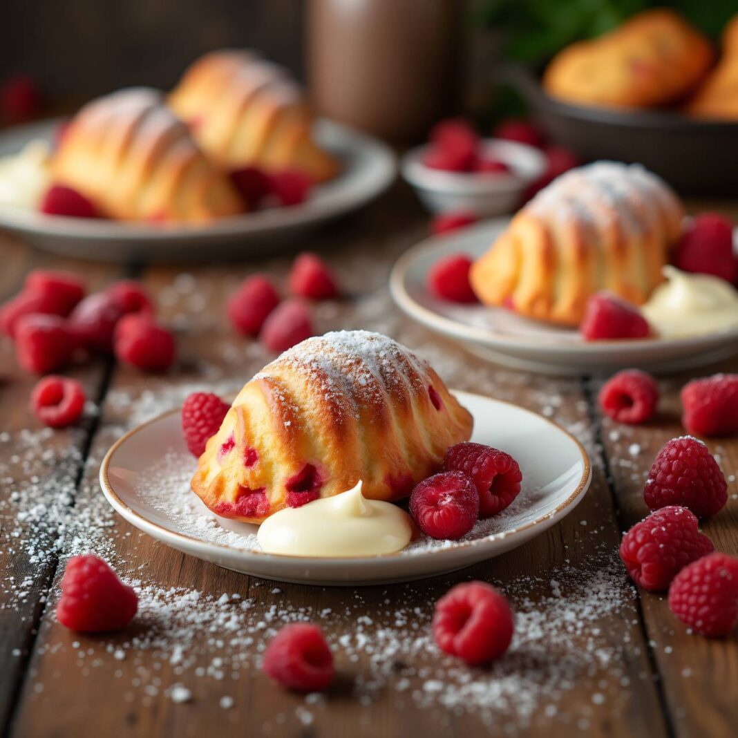 Himbeer-Madeleines Rezept Himbeer-Madeleines Rezept