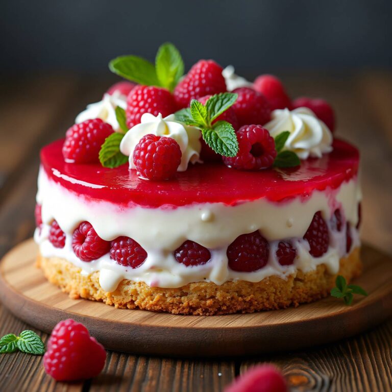 Himbeer-Quarktorte Rezept