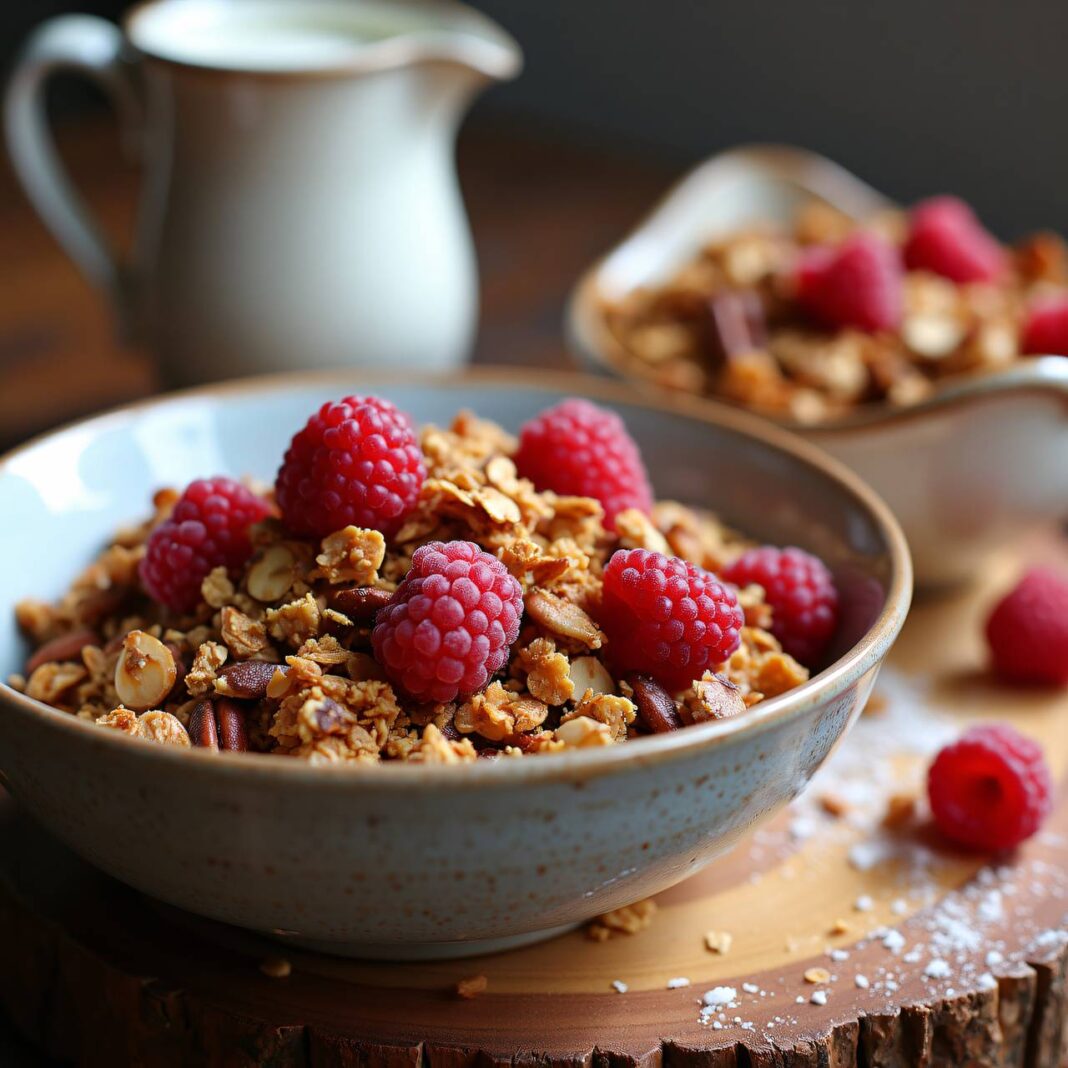 Himbeergranola Rezept Himbeergranola Rezept