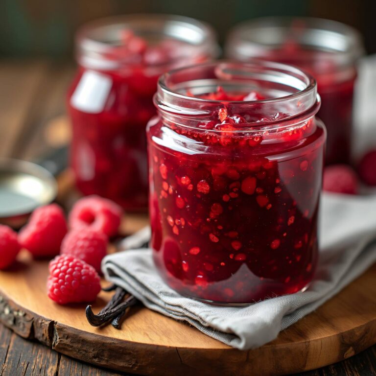 Himbeerkonfitüre (roh gerührt) Rezept