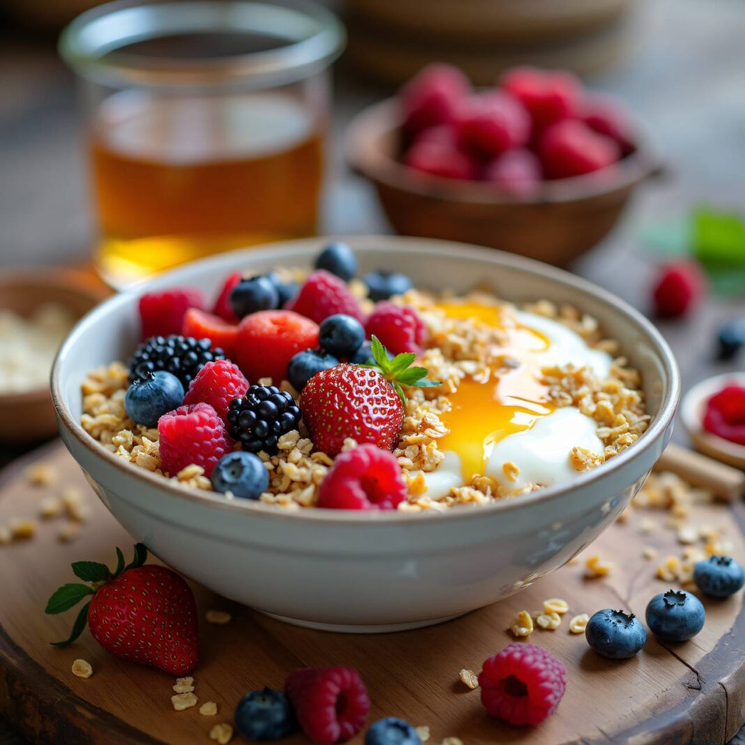 Hirseflocken-Müsli mit Früchten Rezept Hirseflocken-Müsli mit Früchten Rezept
