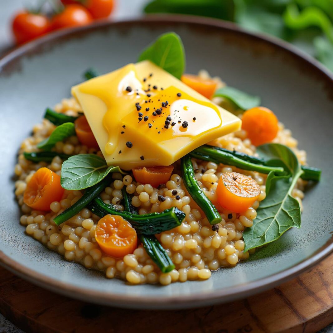 Hirsotto mit Mangold und Käse Rezept Hirsotto mit Mangold und Käse Rezept