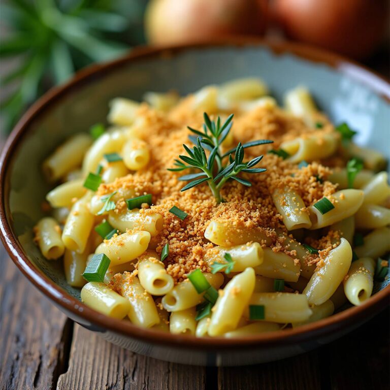 Hörnchen-Nudeln mit Bröseln Rezept