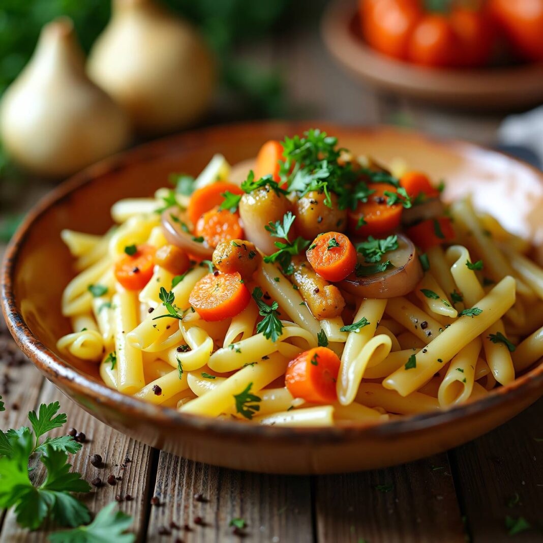 Hörnchen-Nudeln mit Gemüse Rezept Hörnchen-Nudeln mit Gemüse Rezept