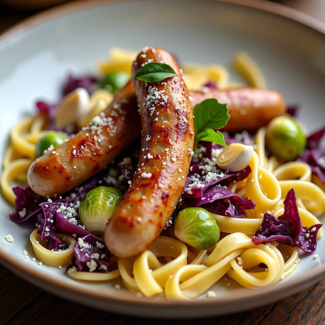 Hörnchen-Nudeln mit Wursträdchen Rezept Hörnchen-Nudeln mit Wursträdchen Rezept