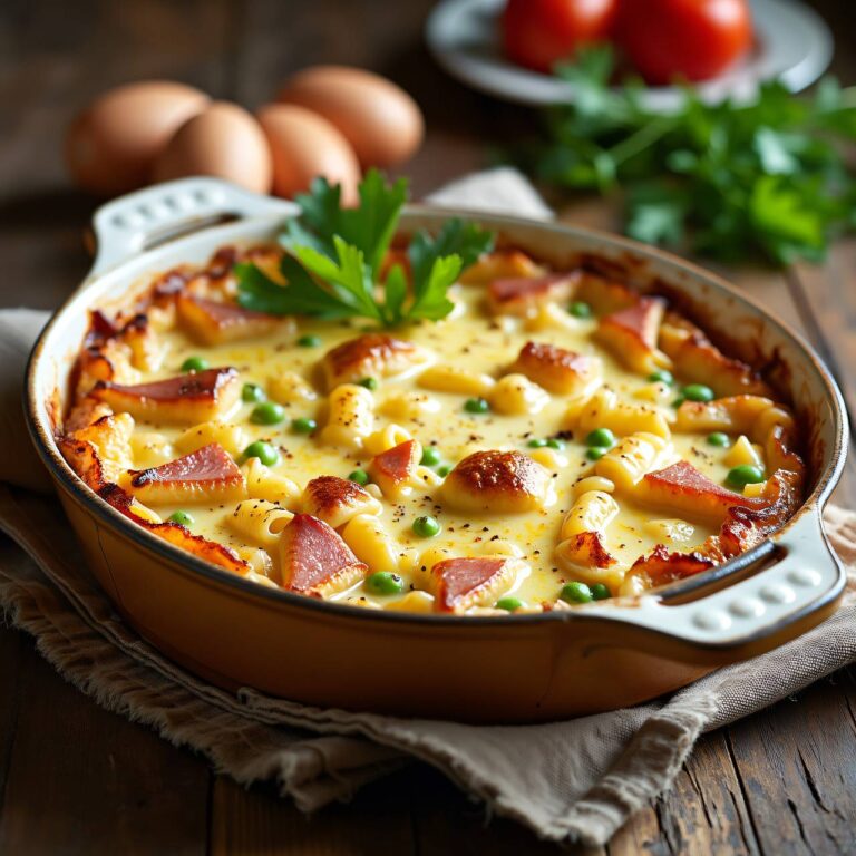 Hörnchen-Nudelnauflauf Rezept