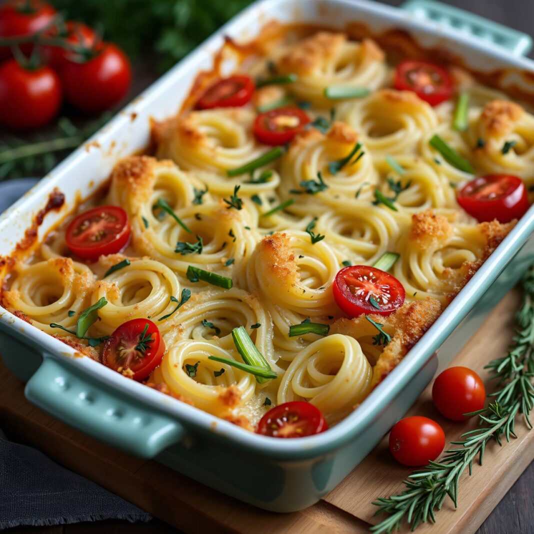 Hörnchen-Nudelnauflauf mit Gemüse Rezept Hörnchen-Nudelnauflauf mit Gemüse Rezept