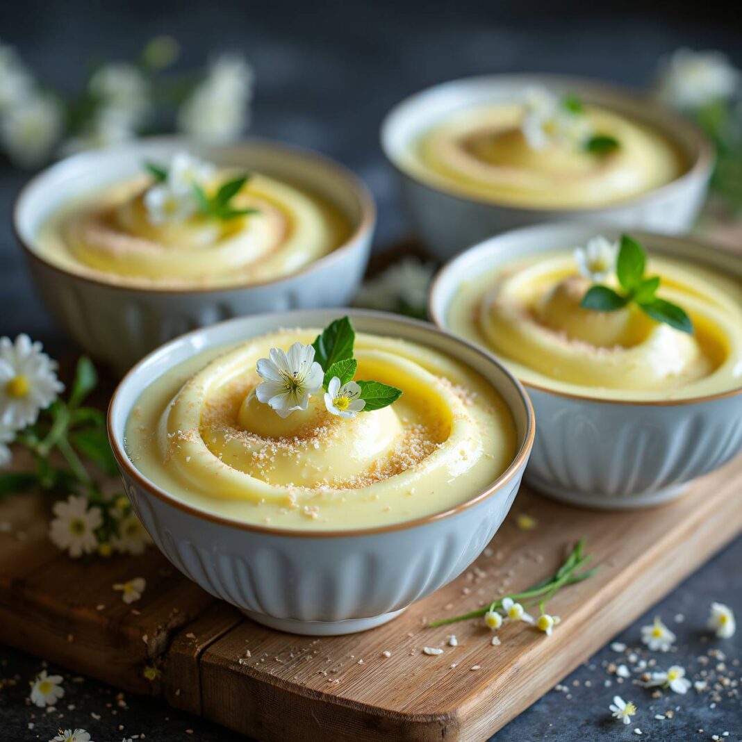 Holunderblüten-Crème Rezept Holunderblüten-Crème Rezept