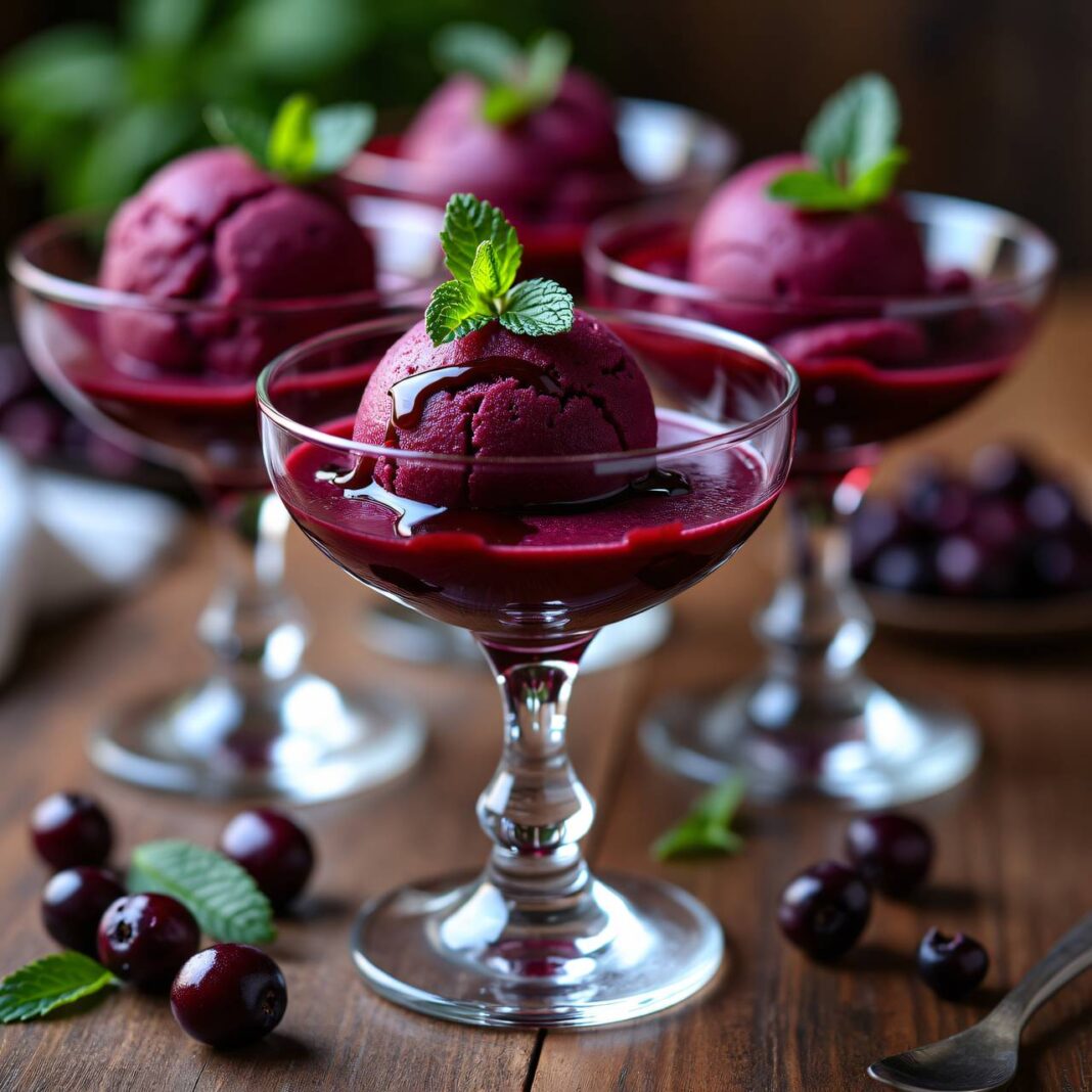 Holundersorbet Rezept Holundersorbet Rezept