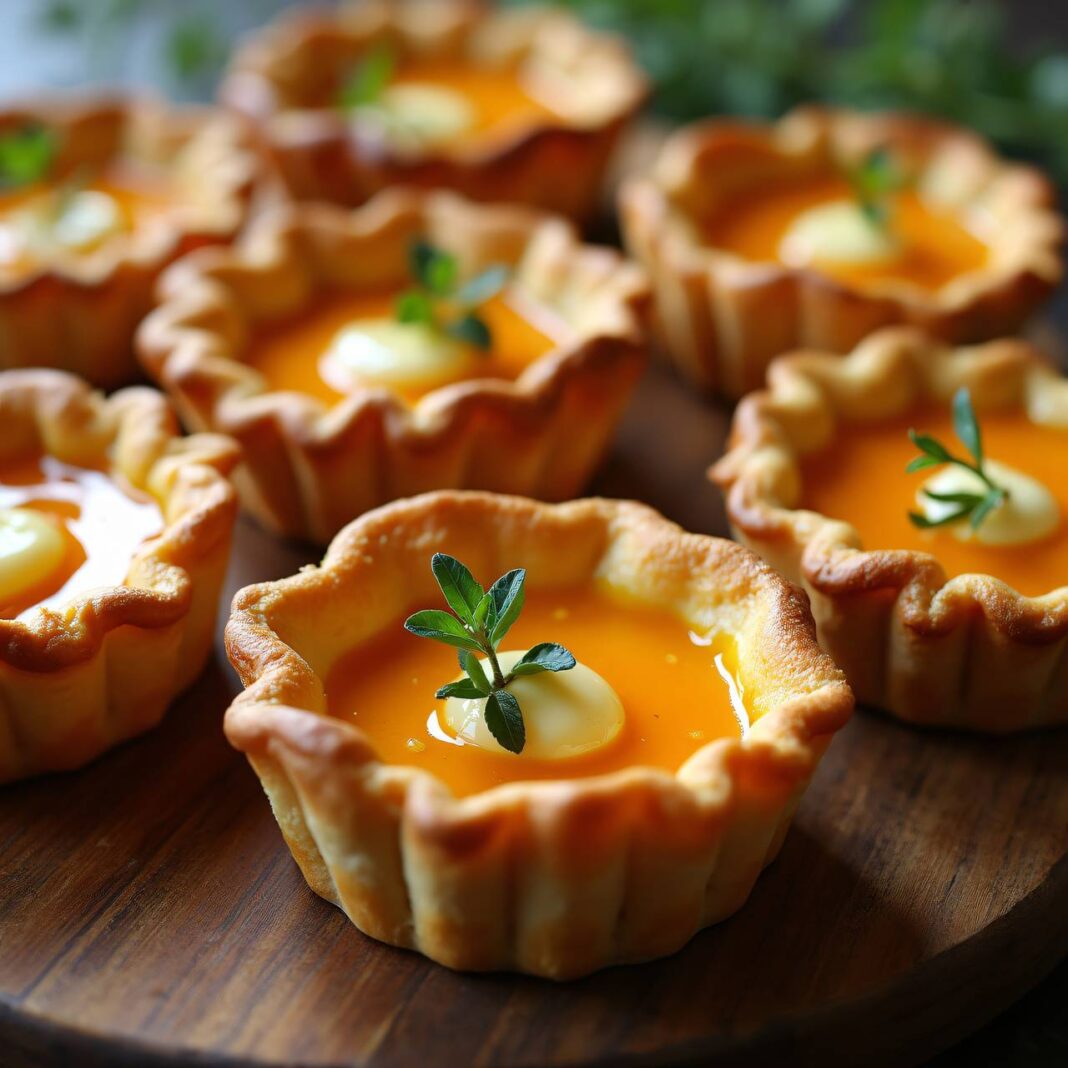Honig-Kürbis-Tartelettes Rezept Honig-Kürbis-Tartelettes Rezept