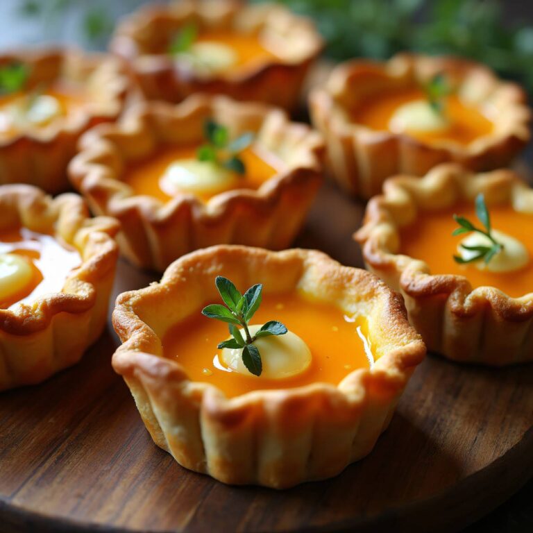 Honig-Kürbis-Tartelettes Rezept