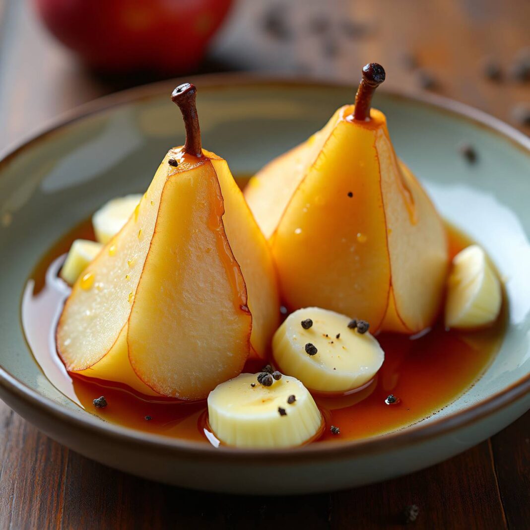 Honigbirnen mit Käse Rezept Honigbirnen mit Käse Rezept