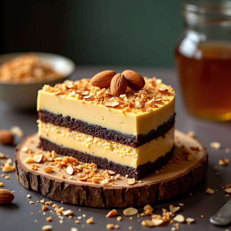 Honigmousse-Cake mit Krokant Rezept