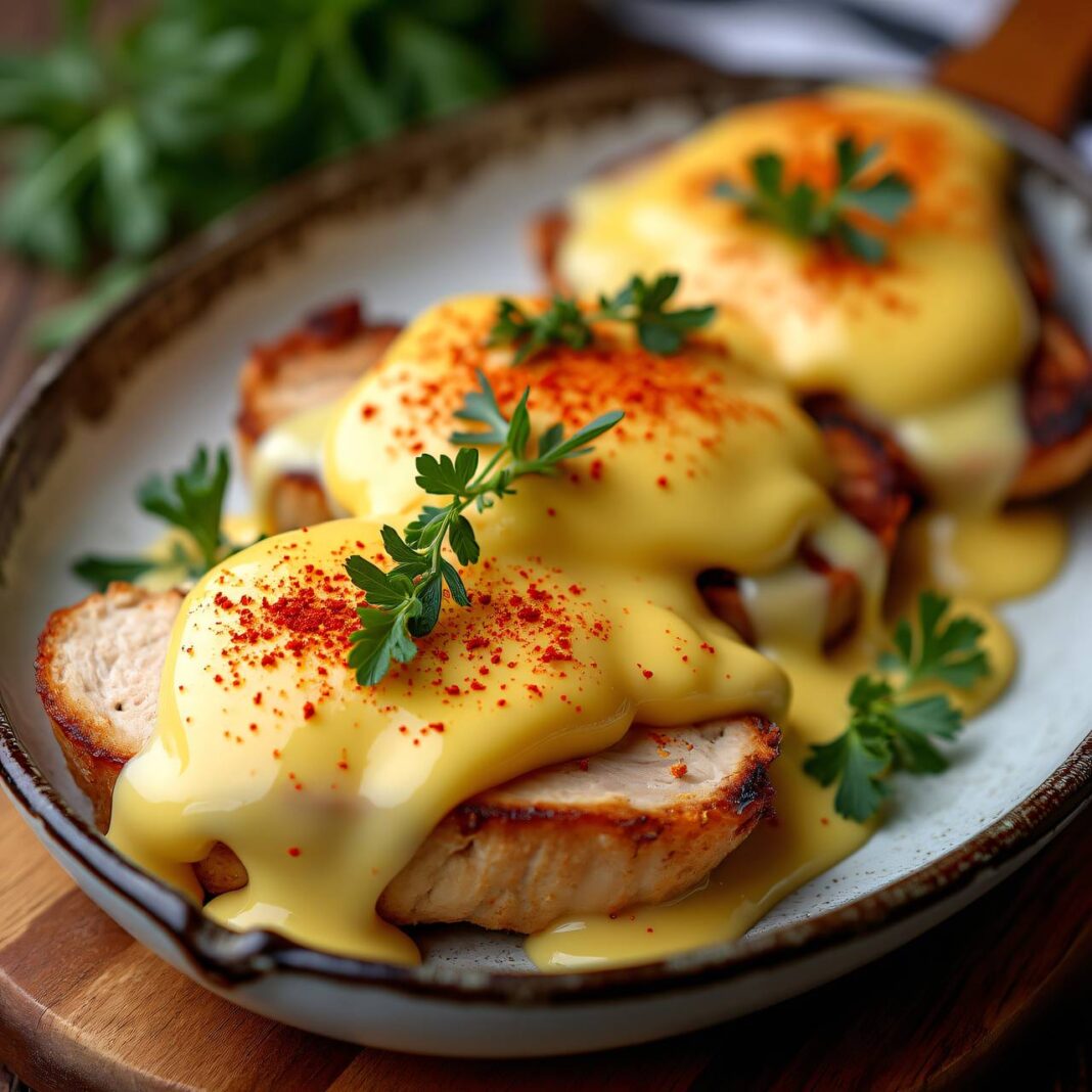 Hühnchen mit Käsecrème Rezept Hühnchen mit Käsecrème Rezept