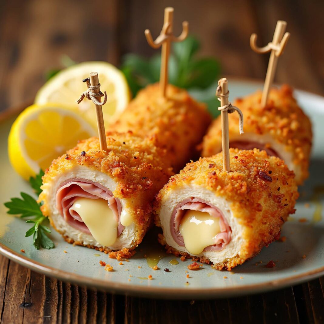 Hühner-Cordon-bleu Rezept Hühner-Cordon-bleu Rezept