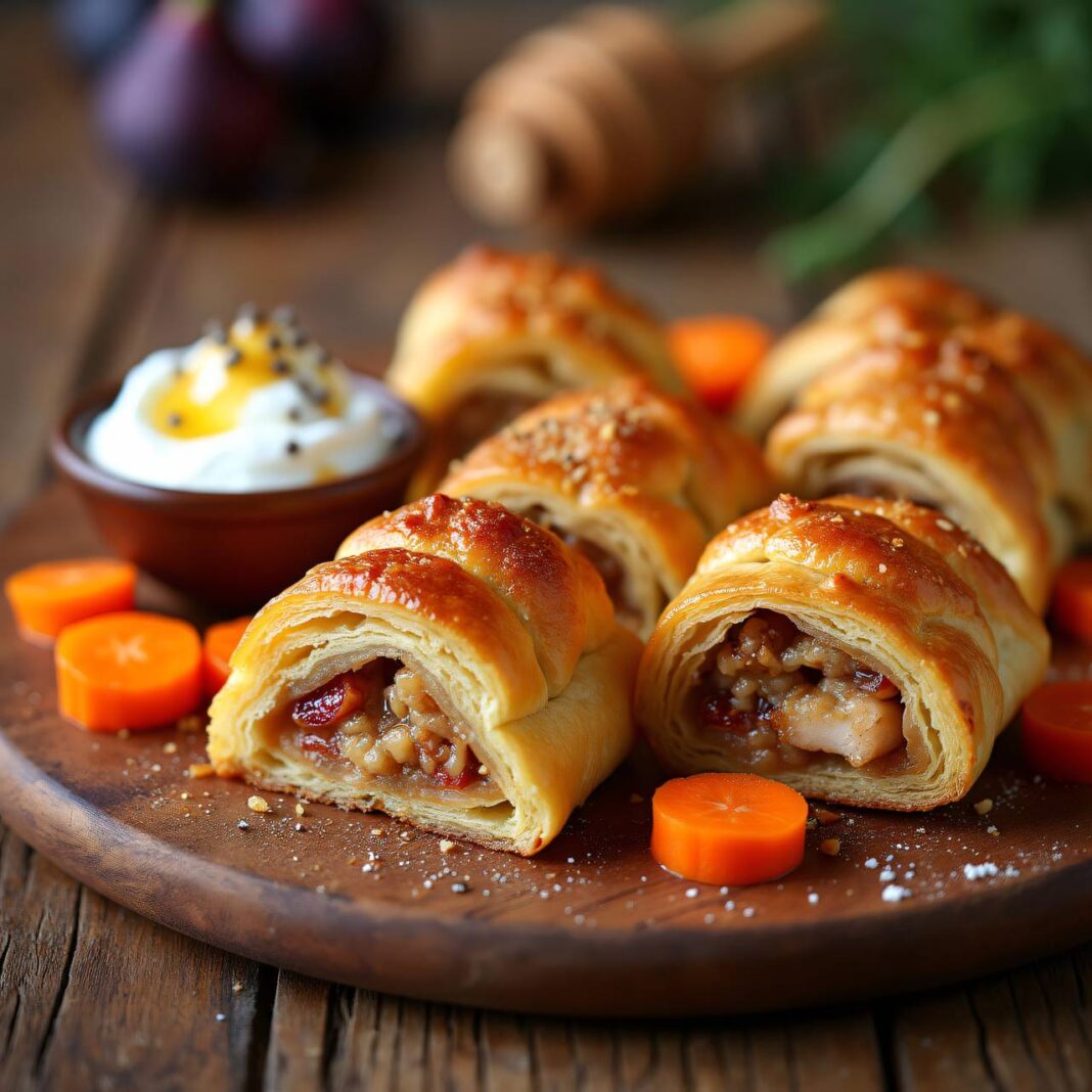 Hühner-Feigen-Strudel Rezept Hühner-Feigen-Strudel Rezept