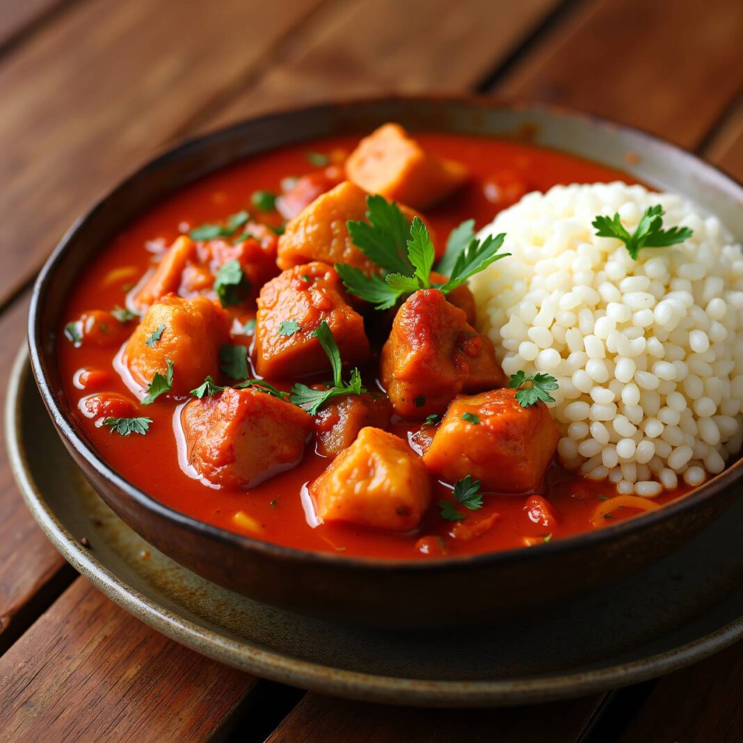 Hühner in Sauce mit weißem Mais Rezept Hühner in Sauce mit weißem Mais Rezept