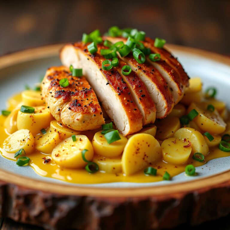 Hühner mit Curry-Kartoffelsalat Rezept
