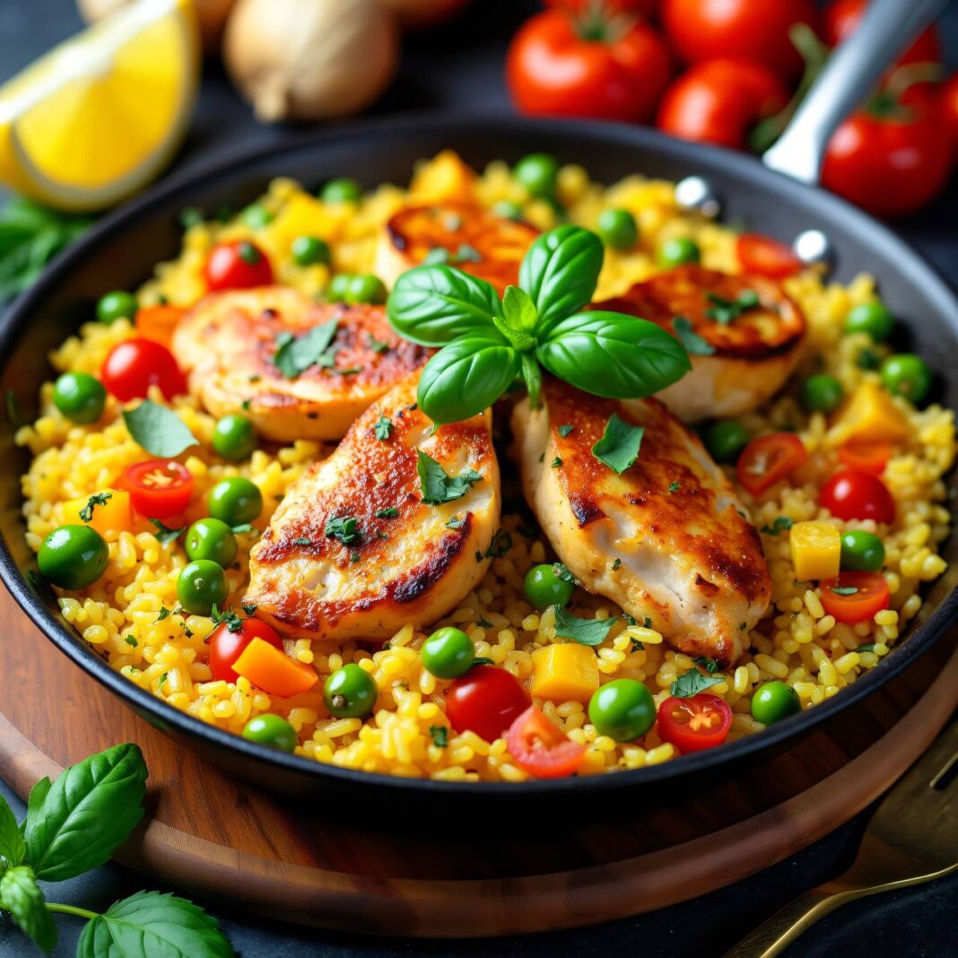 Hühner-Paella Rezept Hühner-Paella Rezept