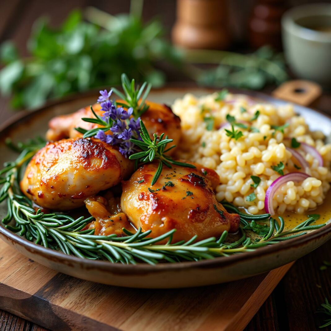 Hühner-Ragout im Kräuterbett Rezept Hühner-Ragout im Kräuterbett Rezept