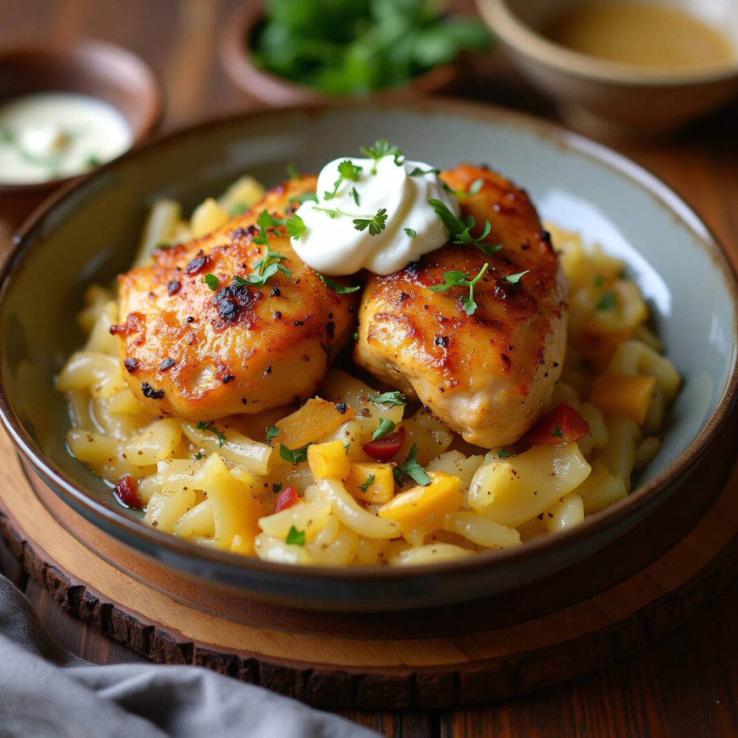 Hühner-Sauerkraut-Eintopf Rezept Hühner-Sauerkraut-Eintopf Rezept