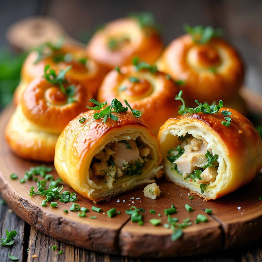 Hühner-Schnecken Rezept Hühner-Schnecken Rezept