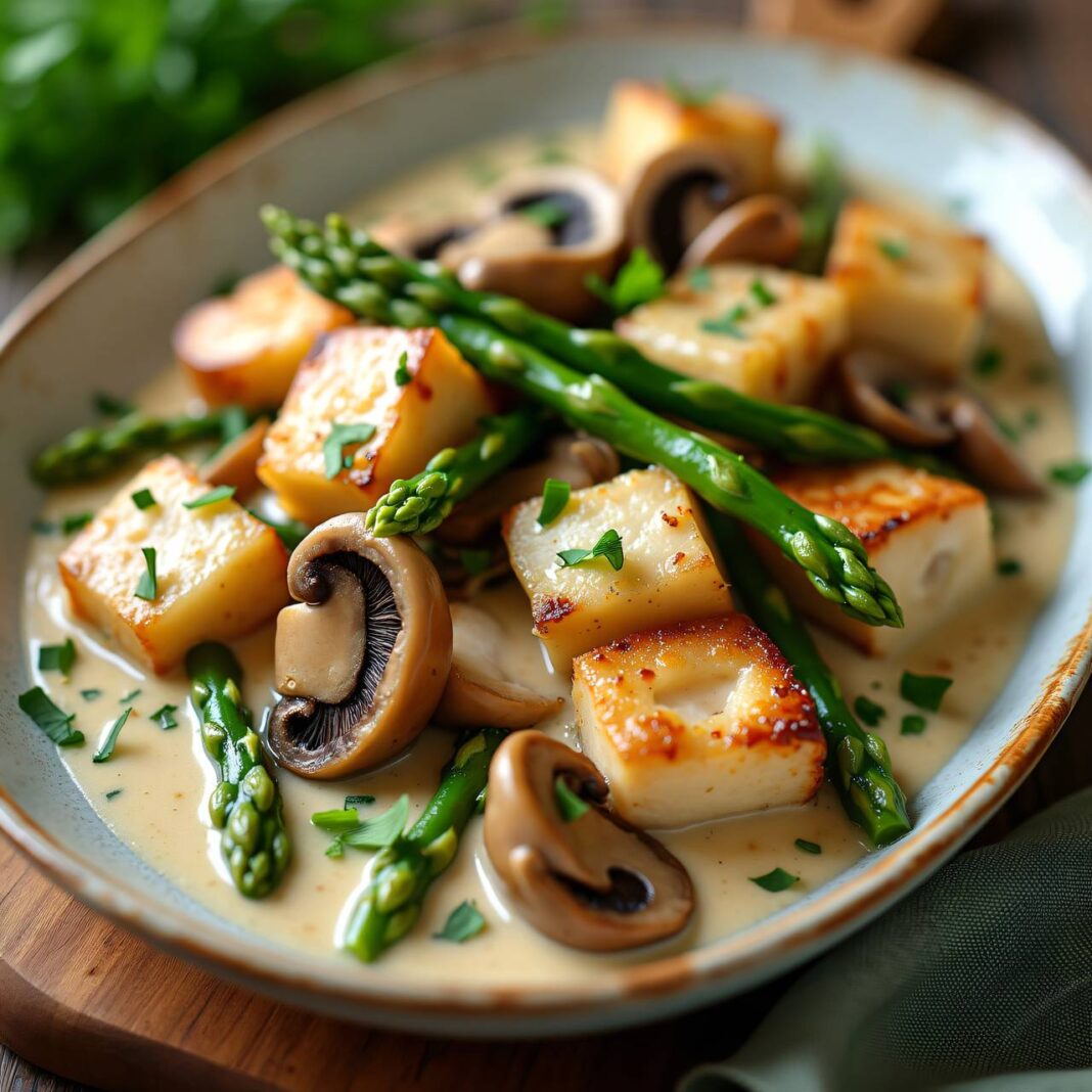 Hühner-Spargel-Morchel-Pfanne mit Sahnesauce Rezept Hühner-Spargel-Morchel-Pfanne mit Sahnesauce Rezept