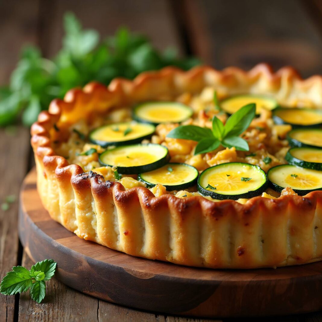 Hühner-Zucchini-Blechkuchen Rezept Hühner-Zucchini-Blechkuchen Rezept