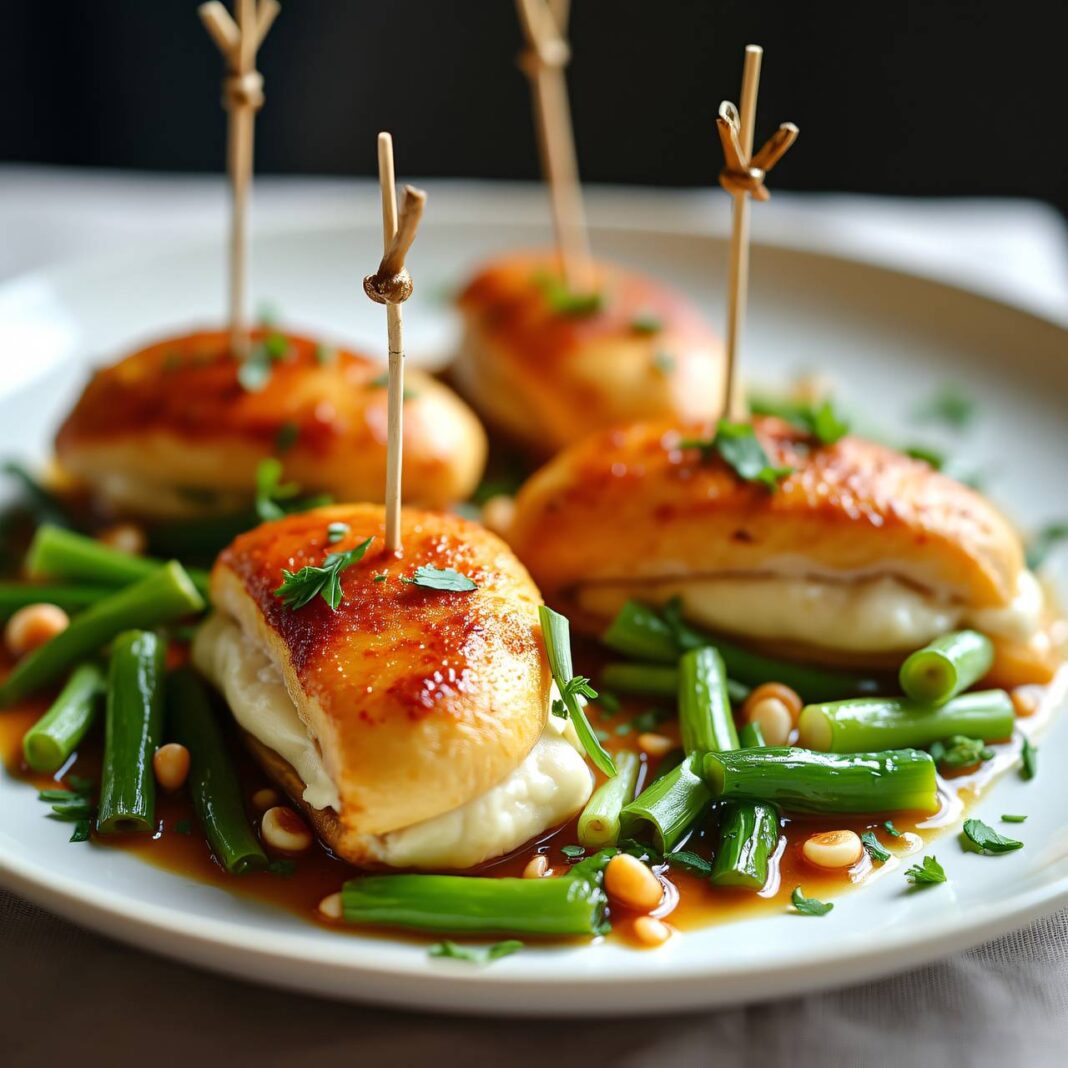 Hühnerbrüstchen mit Käse überbacken Rezept Hühnerbrüstchen mit Käse überbacken Rezept