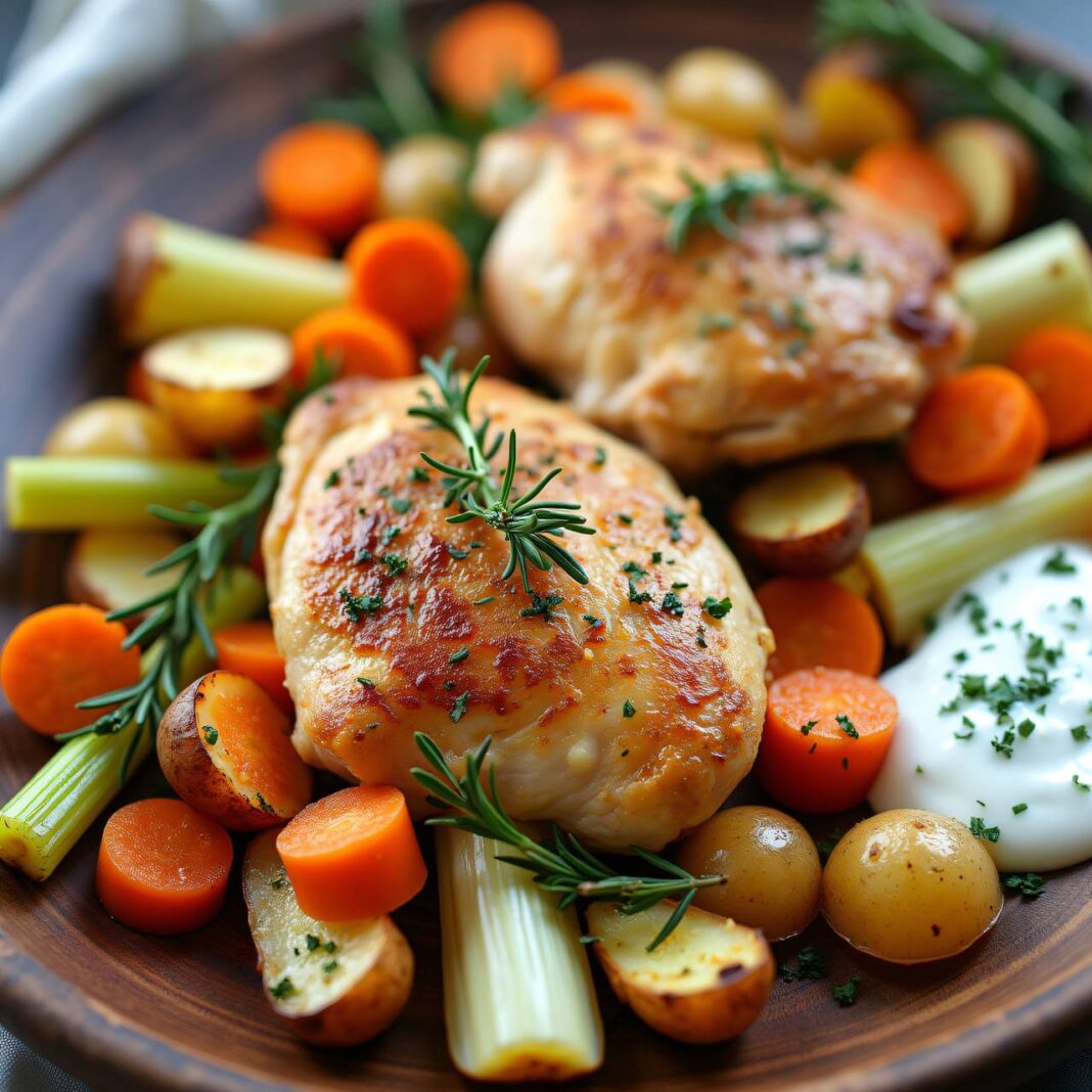 Hühnerbrust im Ofen mit Gemüse (Low Carb) Rezept Hühnerbrust im Ofen mit Gemüse (Low Carb) Rezept