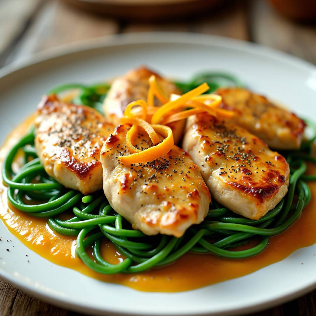 Hühnerbrust in Orangenrahmsauce Rezept Hühnerbrust in Orangenrahmsauce Rezept