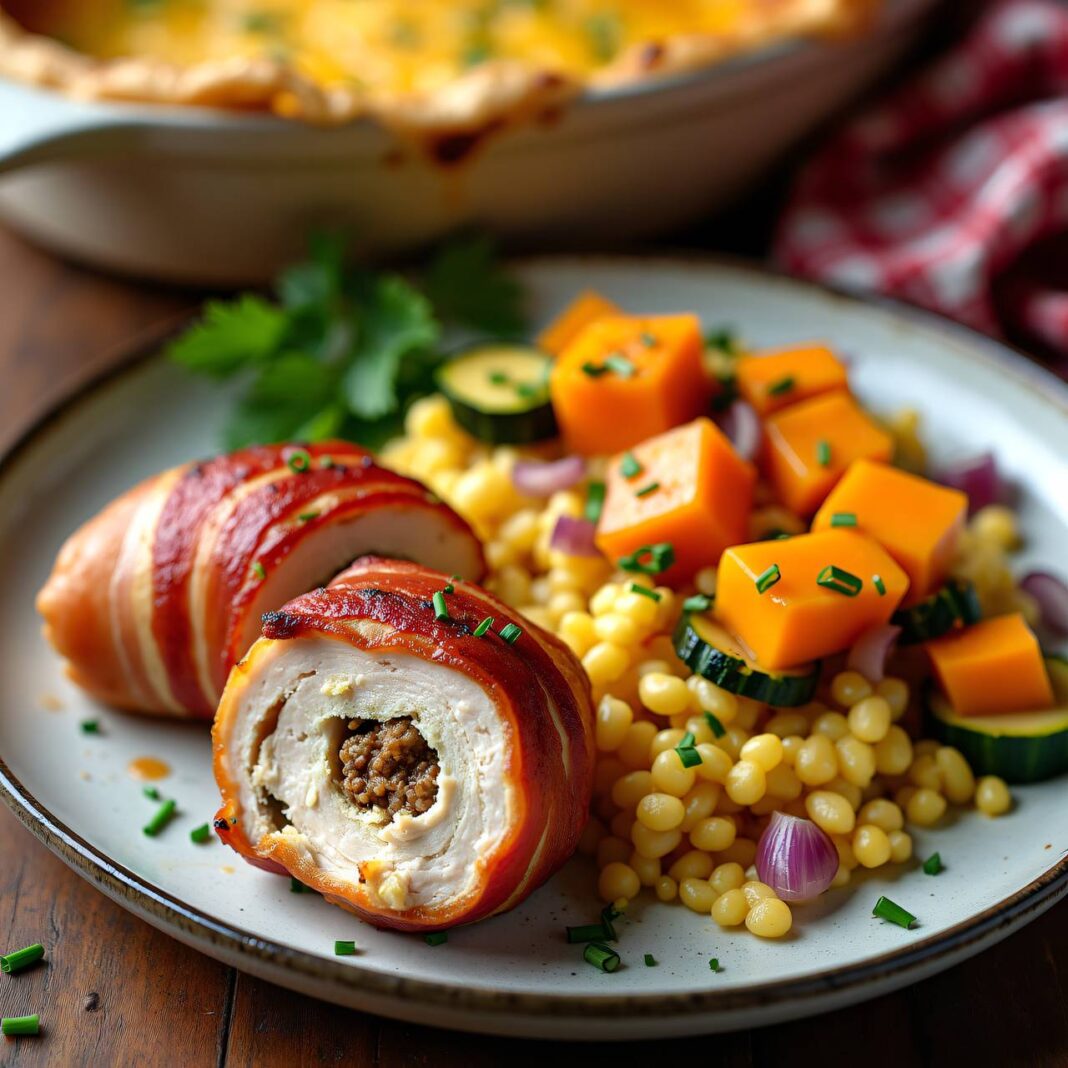 Hühnerbrust mit Polenta-Gemüse-Gratin Rezept Hühnerbrust mit Polenta-Gemüse-Gratin Rezept