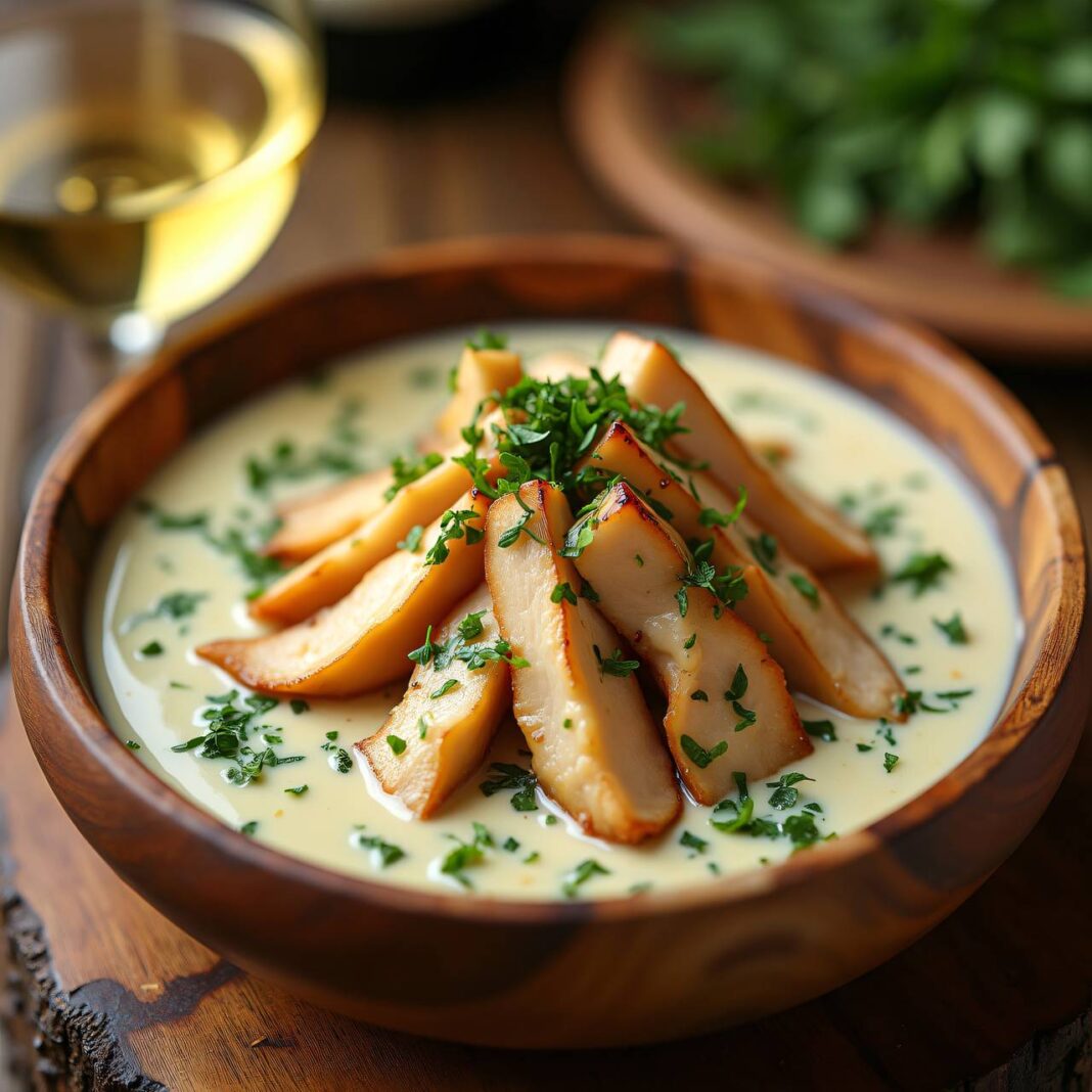 Hühnerragout an Estragonsauce Rezept Hühnerragout an Estragonsauce Rezept